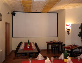 Ristorante & Pizzeria Vulcano unsere Großbildleihnwand